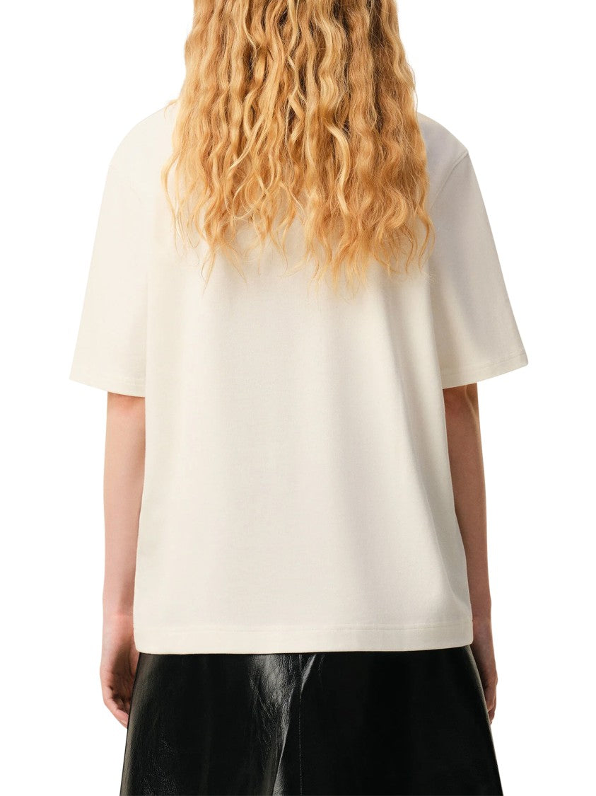 Ami Paris Boxy Fit Short-Sleeve T-Shirt With Signature Print