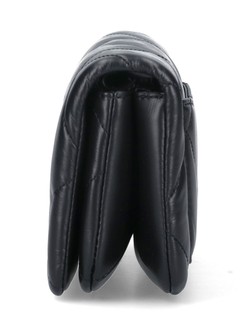 Tory Burch Chain Wallet "Kira" – Black