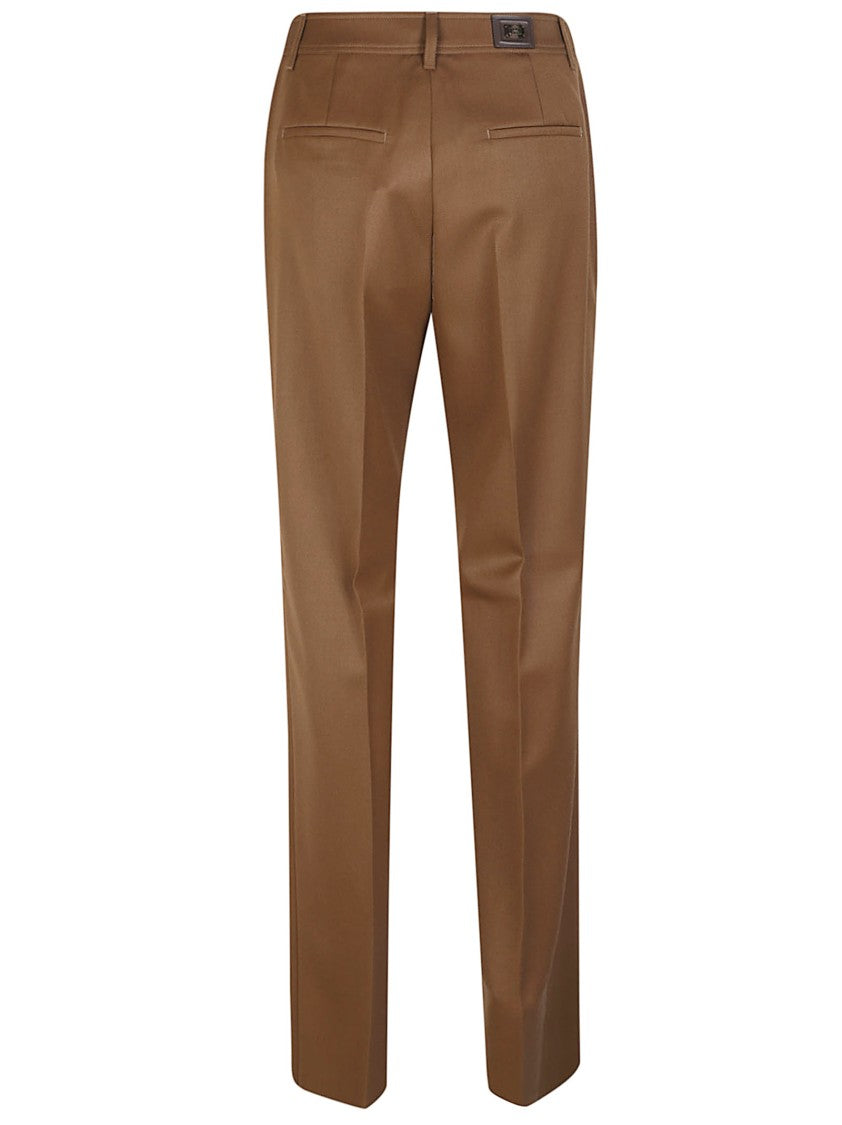 Max Mara Cannes Tailored Straight Leg Wool Pants
