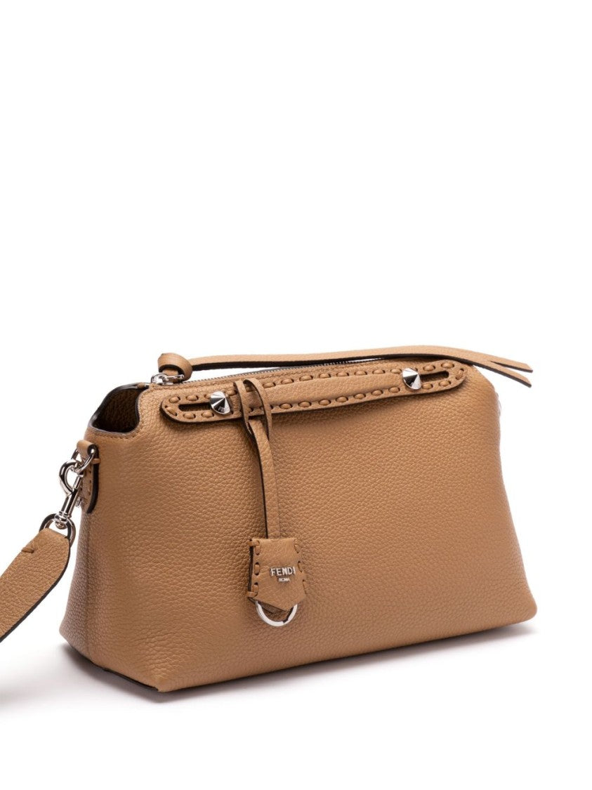 Fendi Medium Brown Calf Leather Shoulder Bag