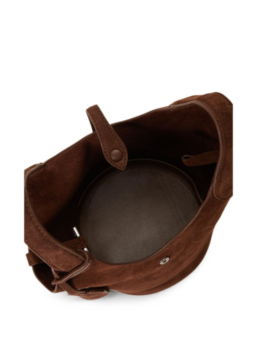 Polo Ralph Lauren Suede Tote Bag With Detachable Shoulder Strap