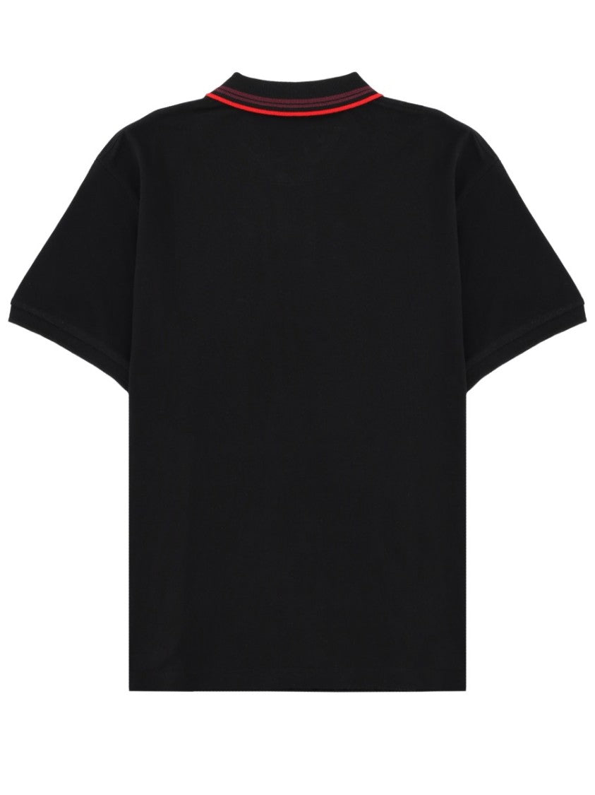 Vivienne Westwood Neutral Classic Double Stripe Collar Polo Shirt