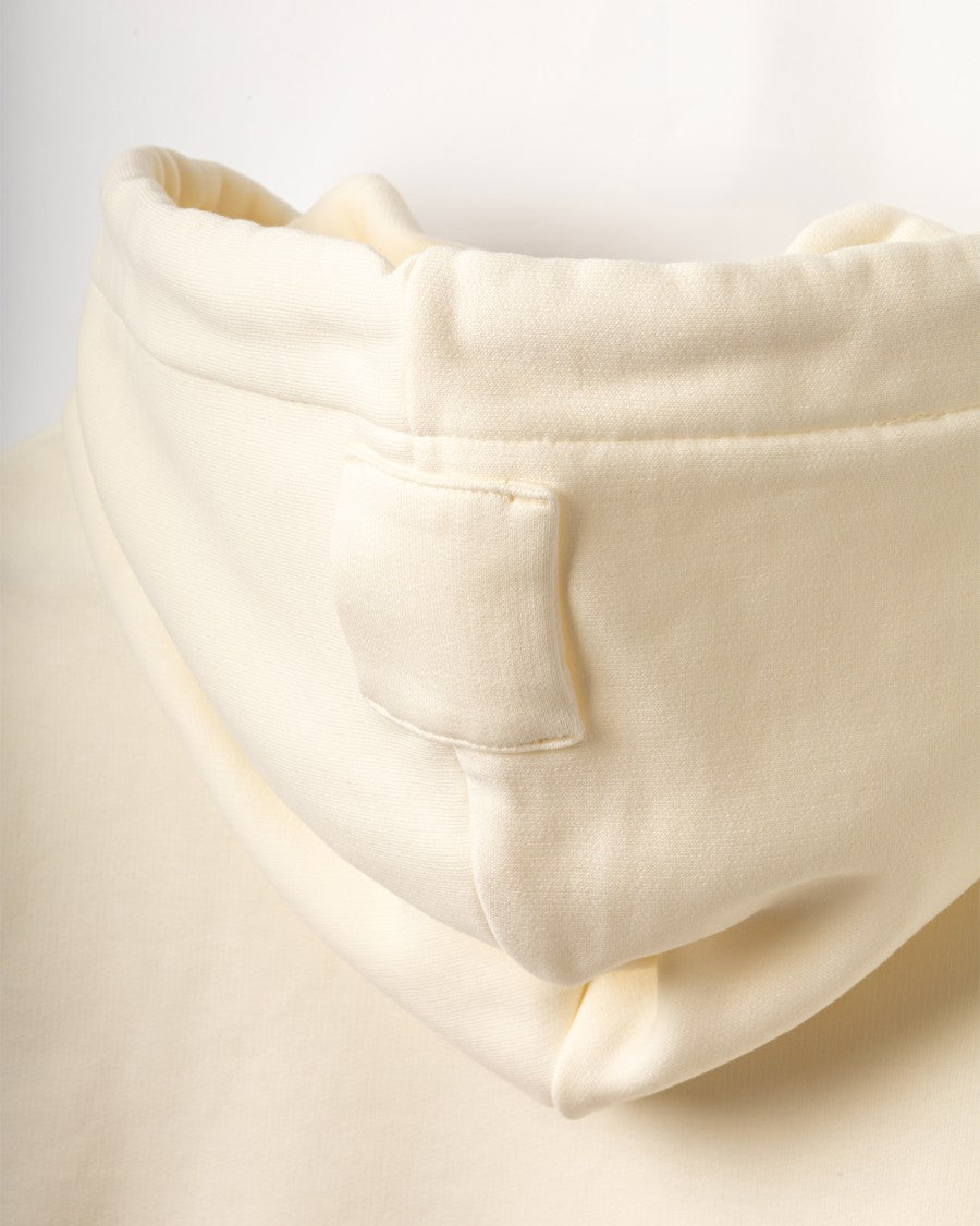 Lanvin Floral Heart Hoodie With Ribbed Detailing