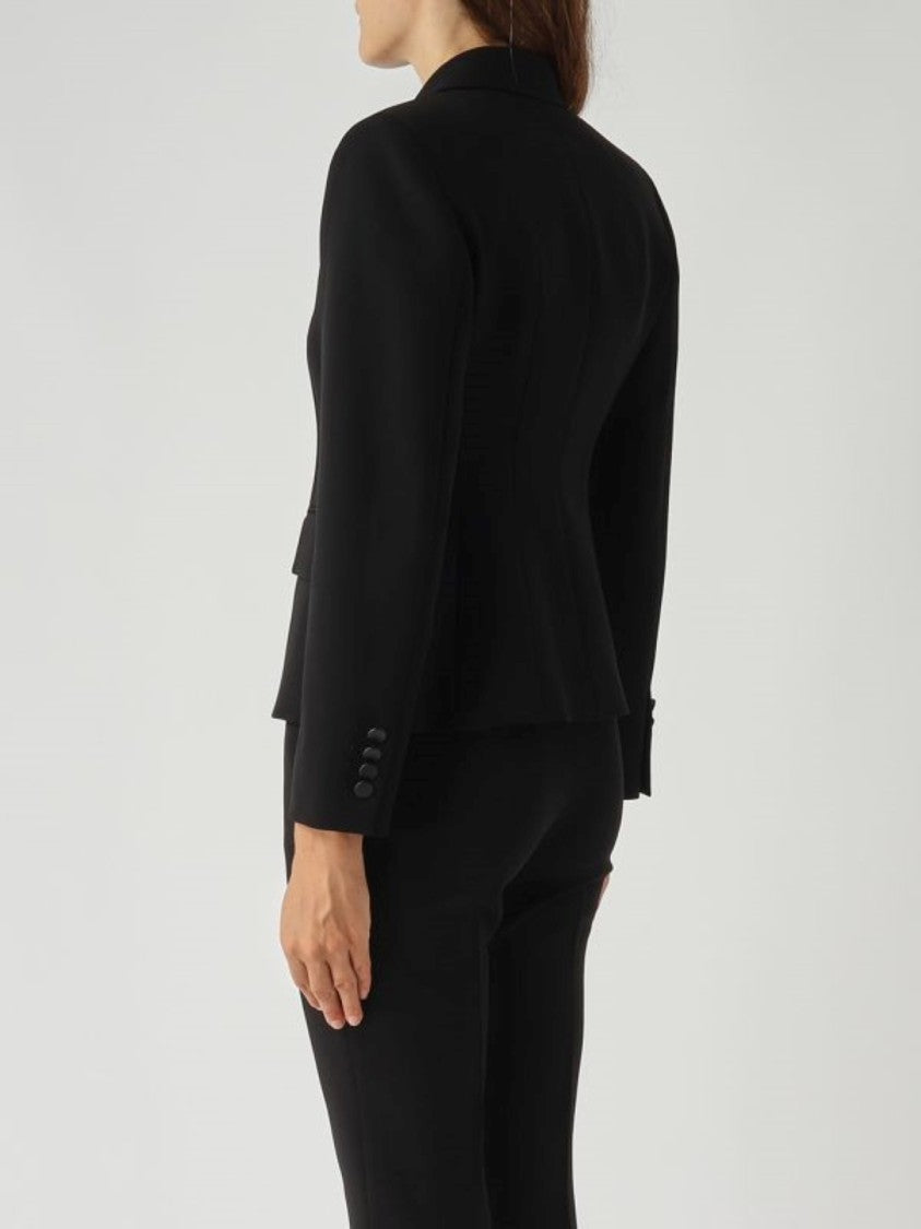 Max Mara Classic Tailored Blazer With Notched Lapel