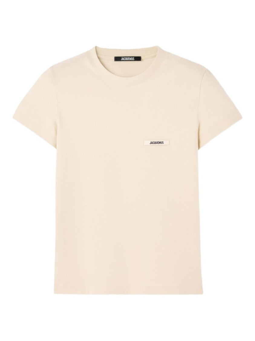 Jacquemus Boxy Cropped T-Shirt With Subtle Logo