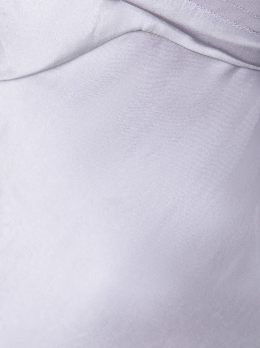 Self-Portrait Lilac Satin Maxi Dress With Floral Detail And V-Neckline