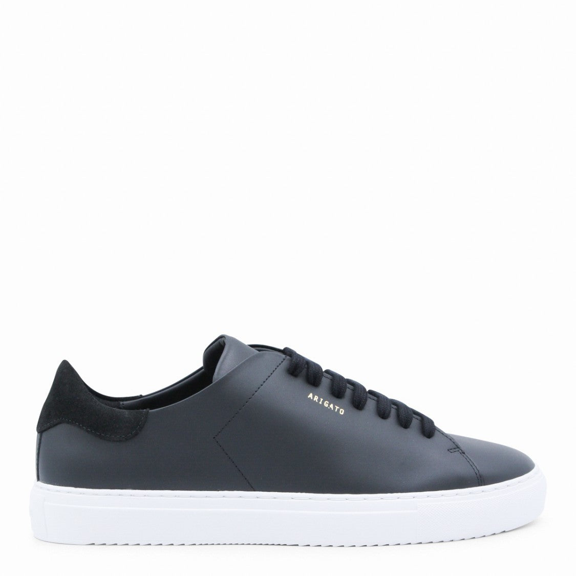Axel Arigato Black Leather White Rubber Sole Sneakers