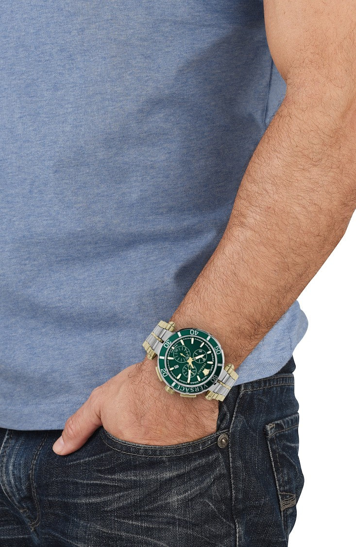 Versace Greca Chrono Bracelet Watch