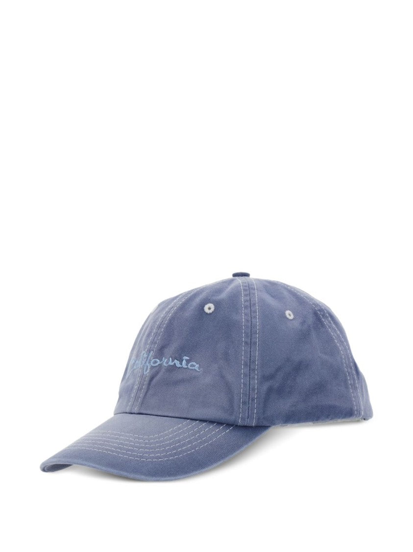 Erl California Blue Cotton Logo Hat