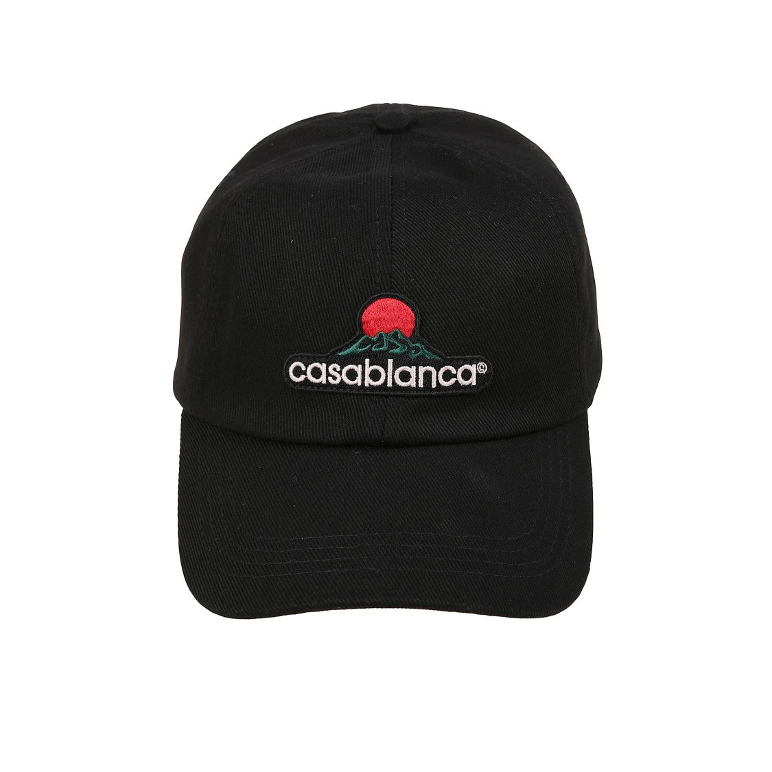 Casablanca Montagne Embroidered Patch Cap
