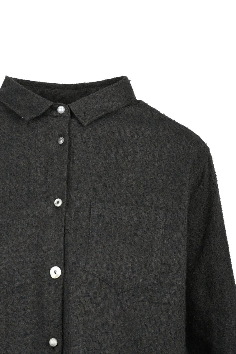 Deuxieme Brown/Blue Cotton Shirt