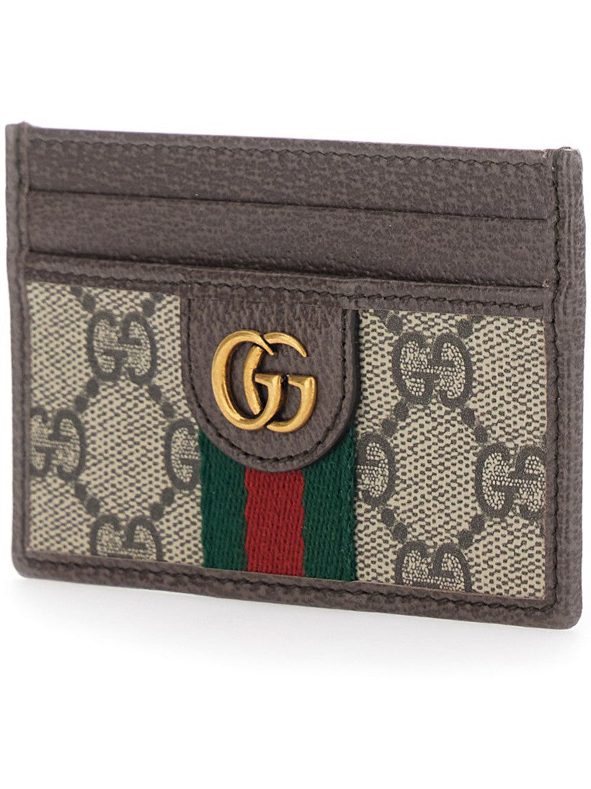 Gucci Ebony Gg Icon Slim Leather Cardholder
