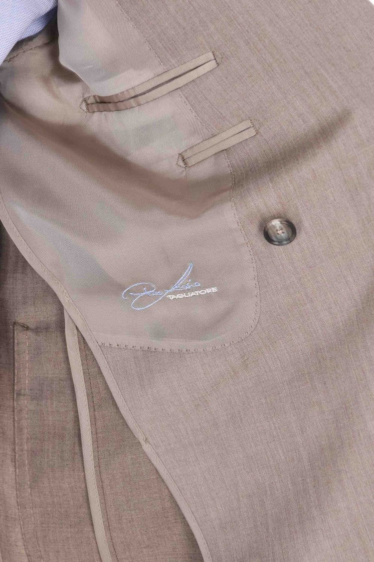 Tagliatore Pino Lerario Herringbone Wool Suit