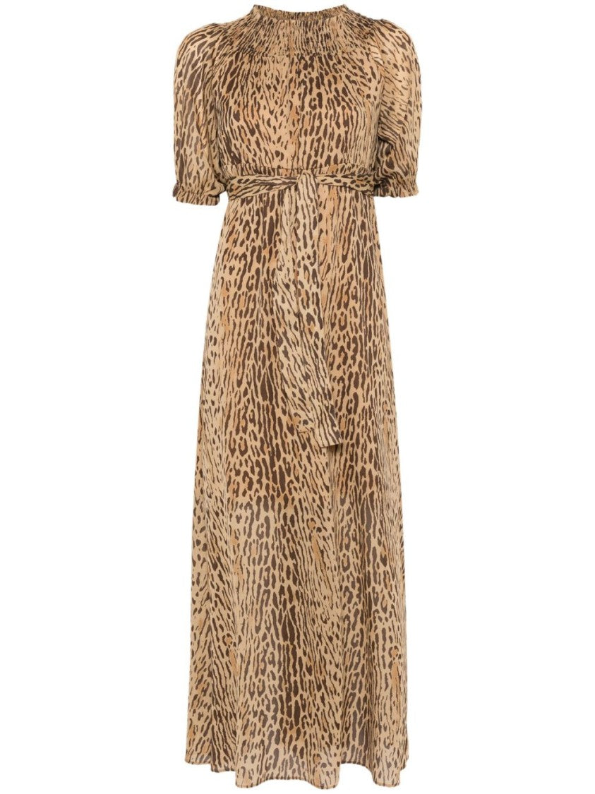 Liu Jo Flowing Animal Print Maxi Dress