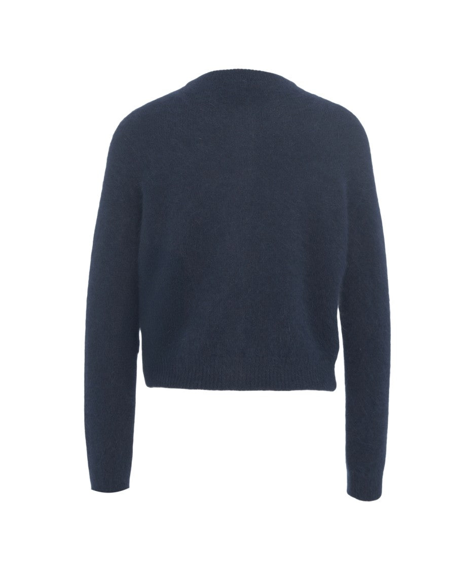 Roberto Collina Classic Round Neck Cardigan With Button Closure