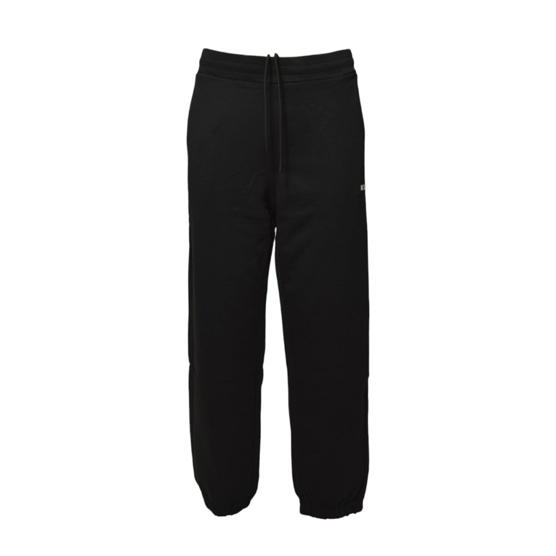 Msgm Black Cotton Track Pants