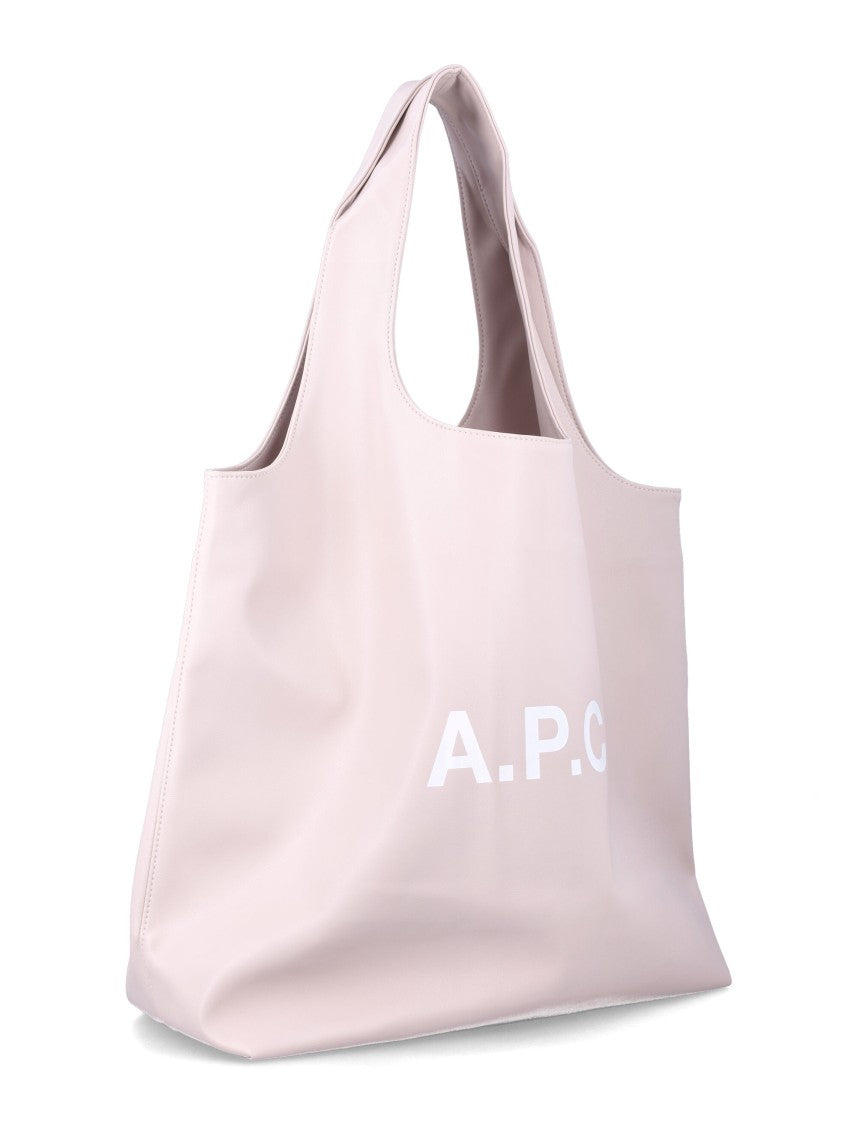 A.P.C. Logo Print Ninon Tote Bag