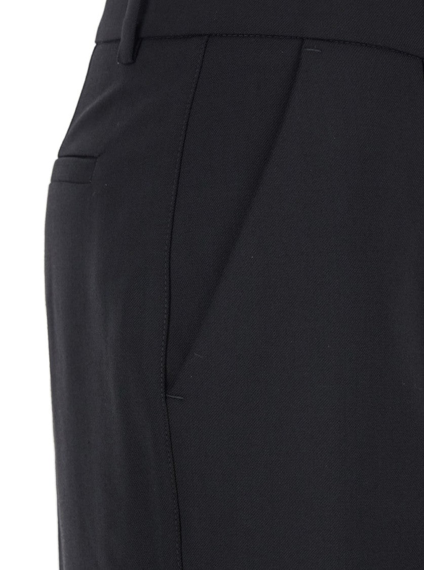 P.A.R.O.S.H. Tailored Black Gabardine Pants