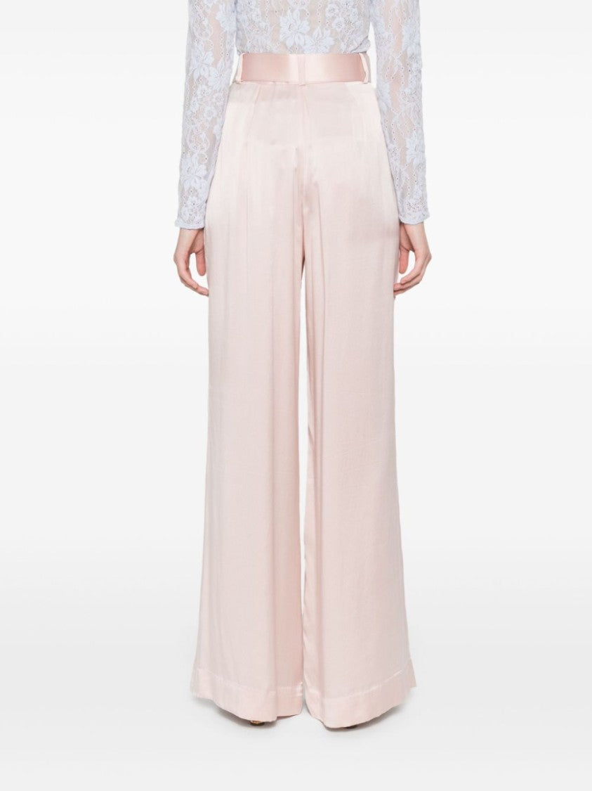 Zimmermann Silk Palazzo Trousers With High Waist