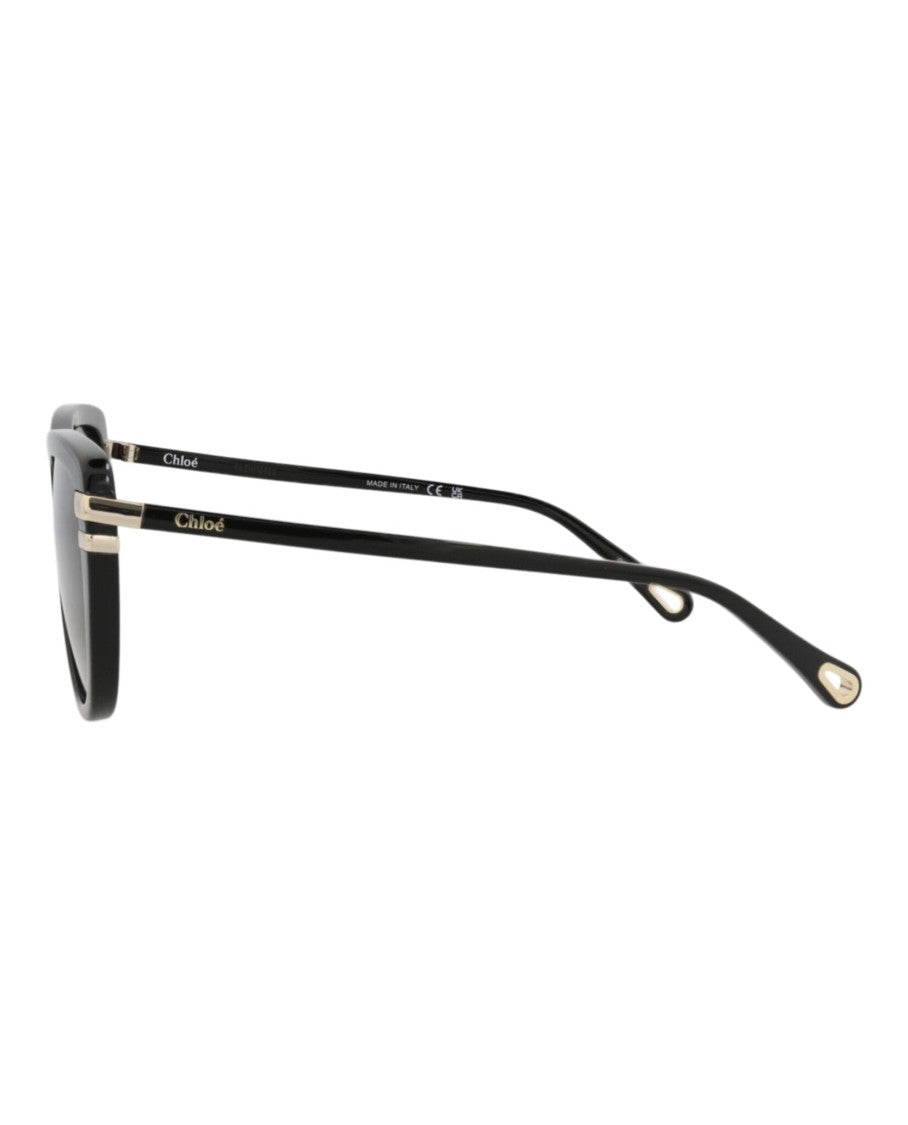 Chloé Square-Frame Recycled Acetate Sunglasses