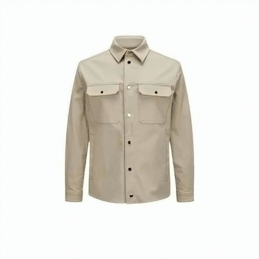 Moncler Long-Sleeve Shirt With Classic Collar