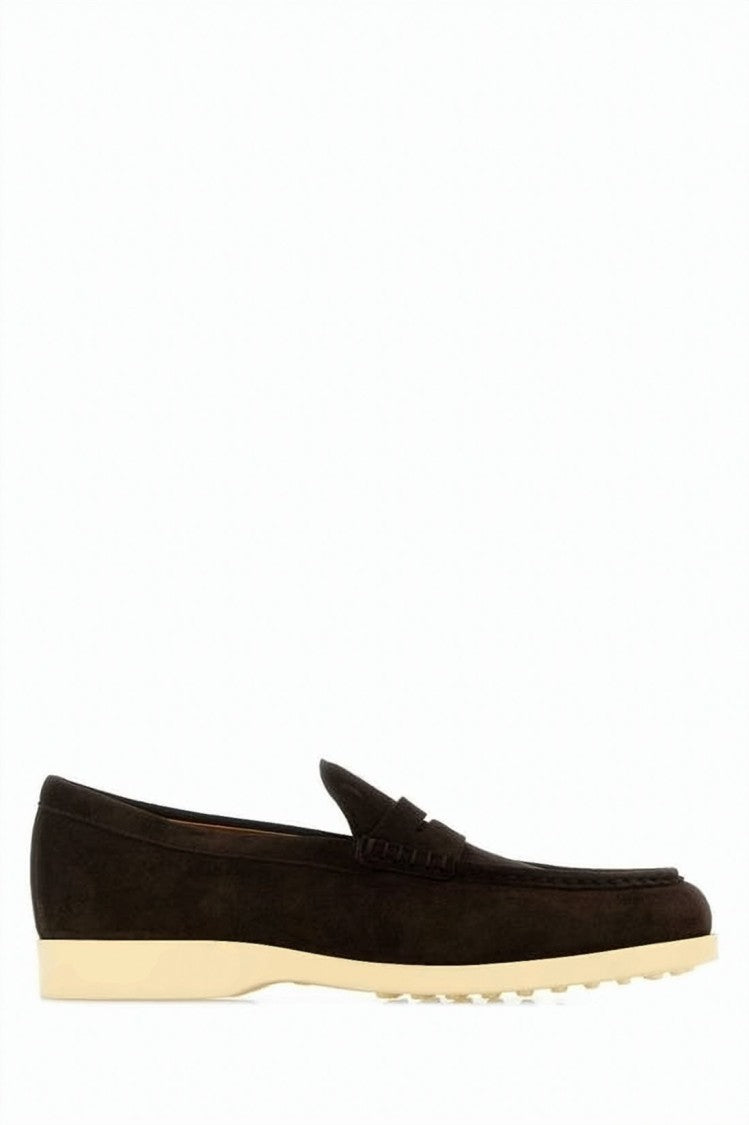 Tod's Suede Penny Loafers
