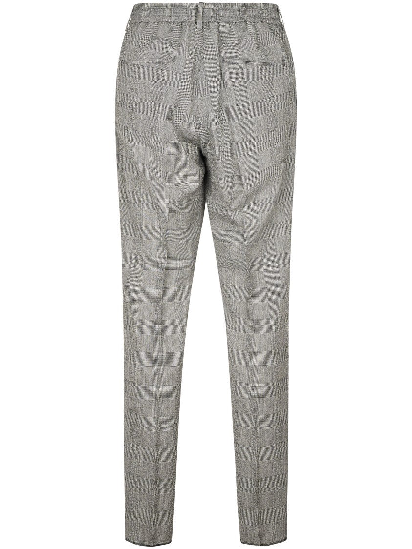 Tagliatore Double-Breasted Blazer With Prince Of Wales Check Pattern