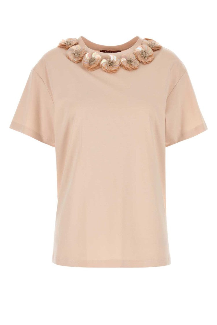 Mm Studio Pastel Pink Jersey Gennaio T-Shirt