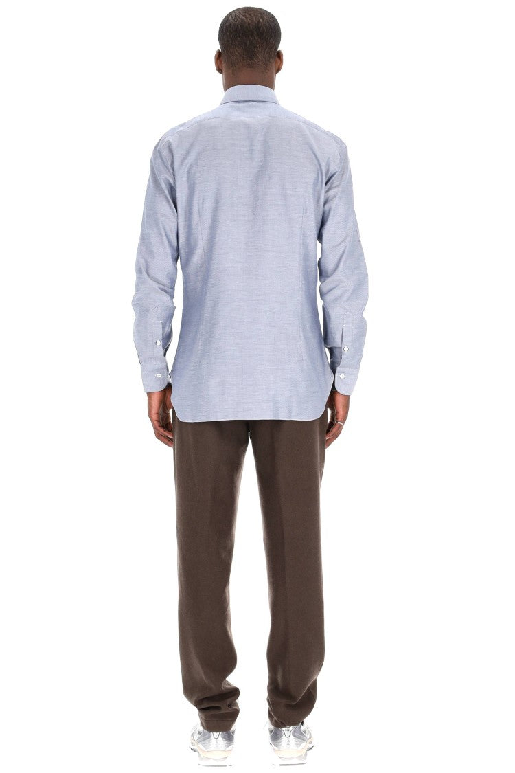 Barba Culto Line Oxford Cotton Shirt
