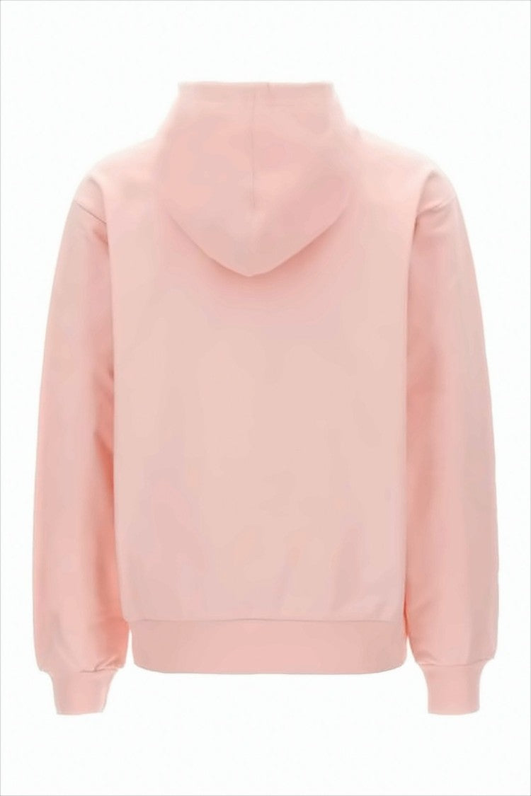 Marni Pastel Pink Relaxed Fit Hoodie With Front Kangaroo Pocket