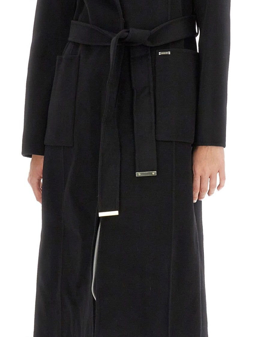 Michael Michael Kors Black Tailored Long Coat