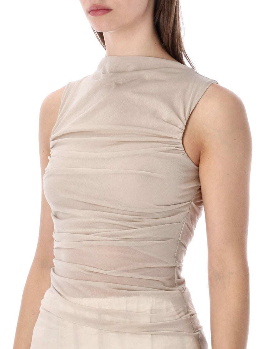 Soeur Irina Draped Sleeveless Top