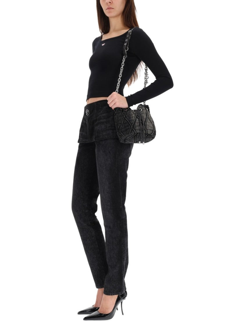 Diesel D-Hourjian Layered Waistband Jeans
