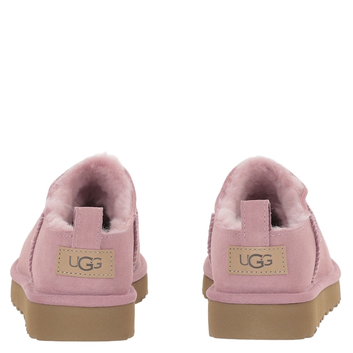 Ugg Micro Ankle Boots With Soft Suede Exterior And Round Toe Design