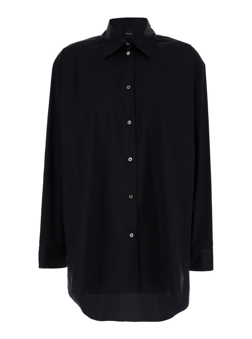 Plain Oversized Black Shirt
