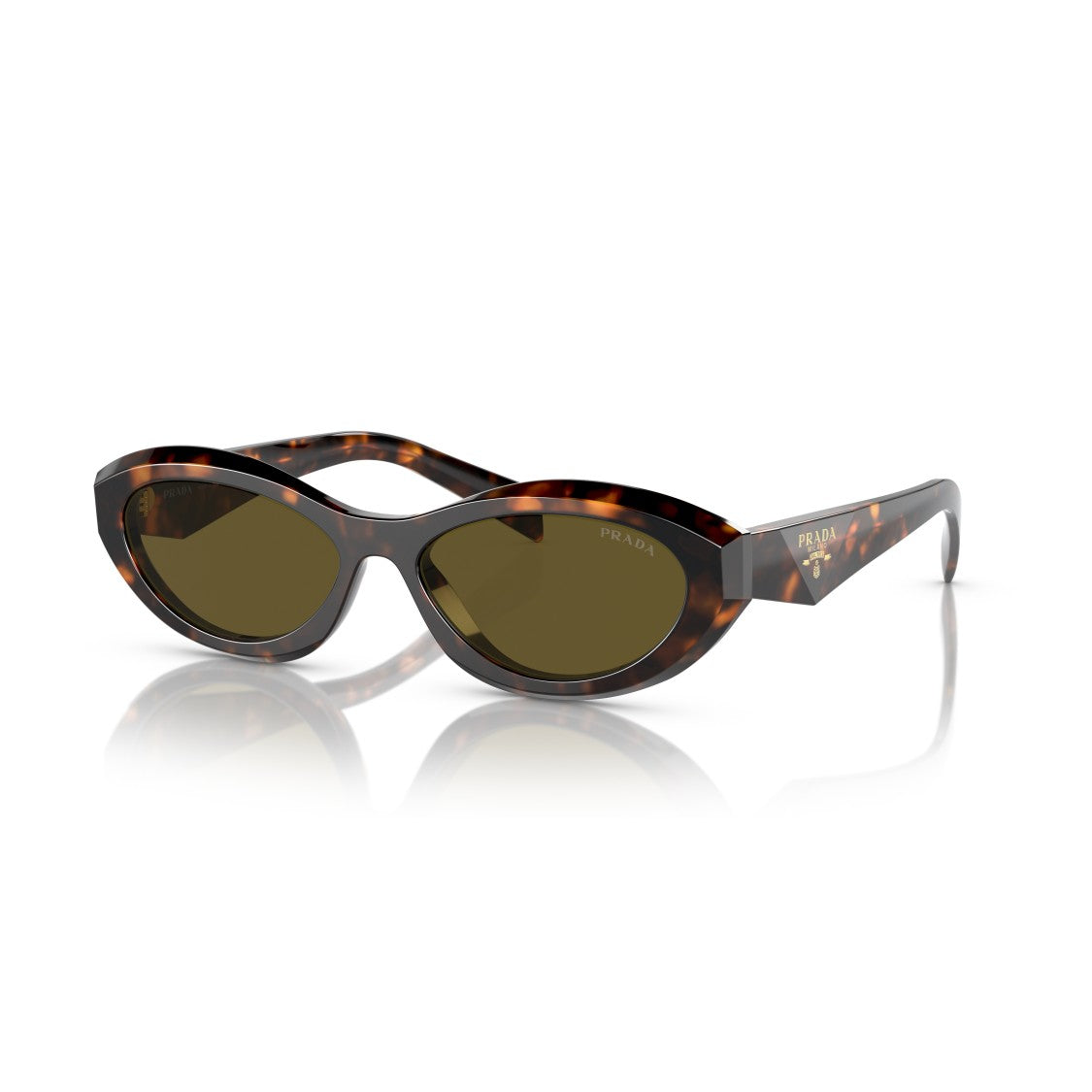 Prada 0Pr 26Zs Oval Tortoiseshell Sunglasses