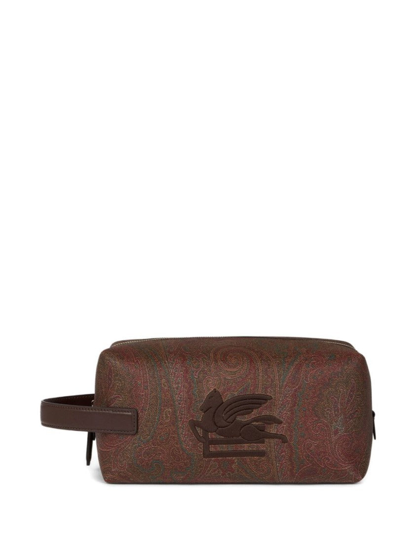 Etro Rectangular Bag With Top Zip Closure