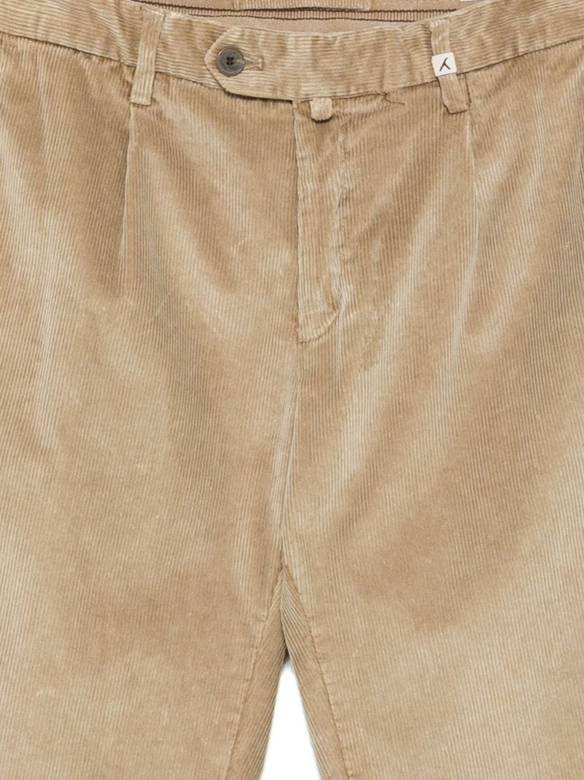 Myths Soft Corduroy Trousers With Straight-Leg Cut