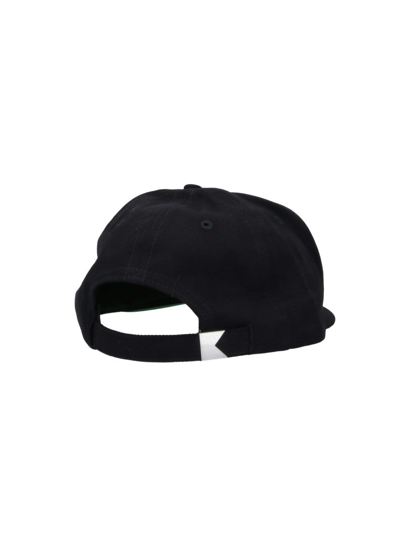 Rhude Black Cotton Safari Patch Baseball Cap