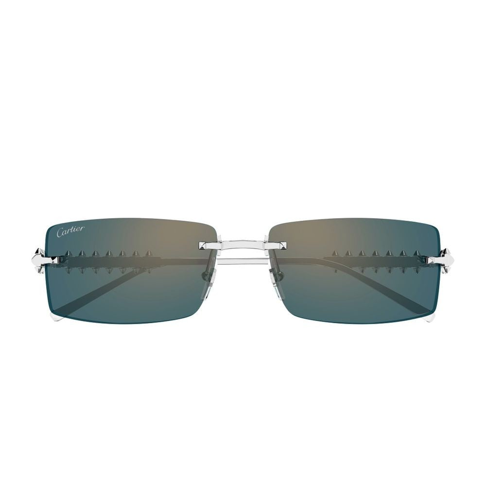 Cartier Ct0604s Clash De Rectangular Rimless Sunglasses