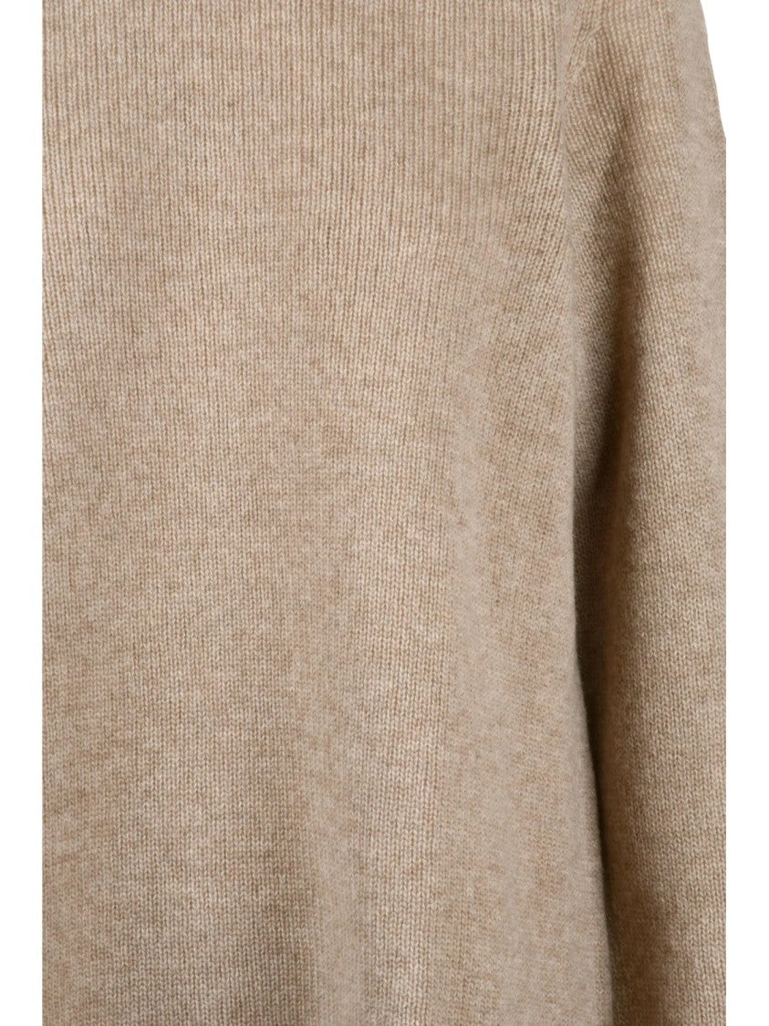 Max Mara Crewneck Knit Sweater In Luxurious Wool-Cashmere Blend