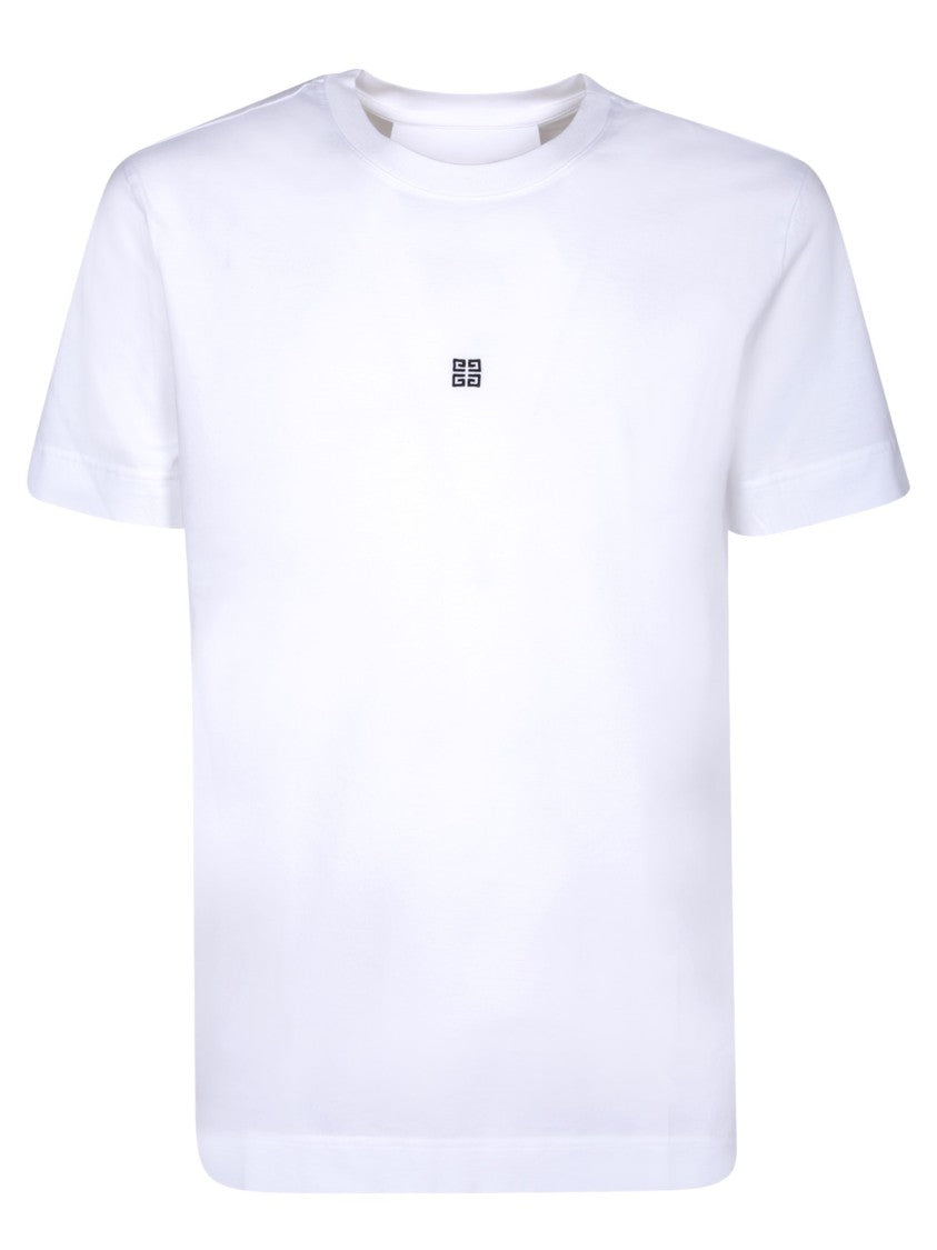 Givenchy White Roundneck Cotton T-Shirt
