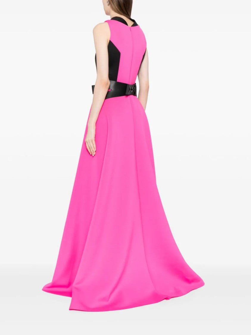 Saiid Kobeisy Neoprene Dress With Contrasting Cuts