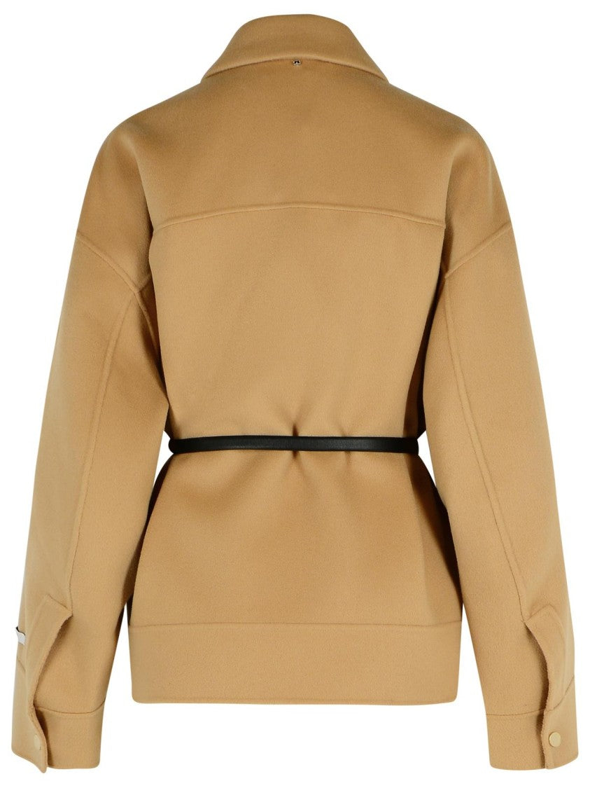 Sportmax Cantore' Camel Virgin Wool Jacket