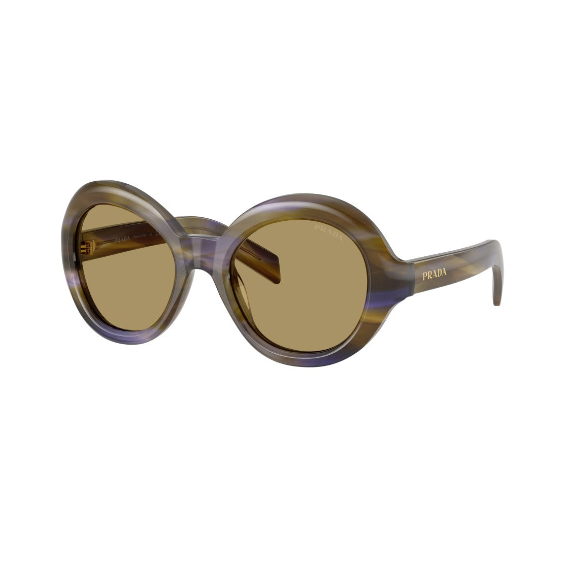 Prada 0Pr D08su Round Acetate Sunglasses