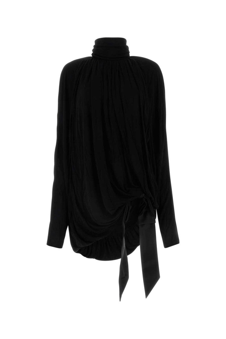 Saint Laurent Black Viscose Blouse