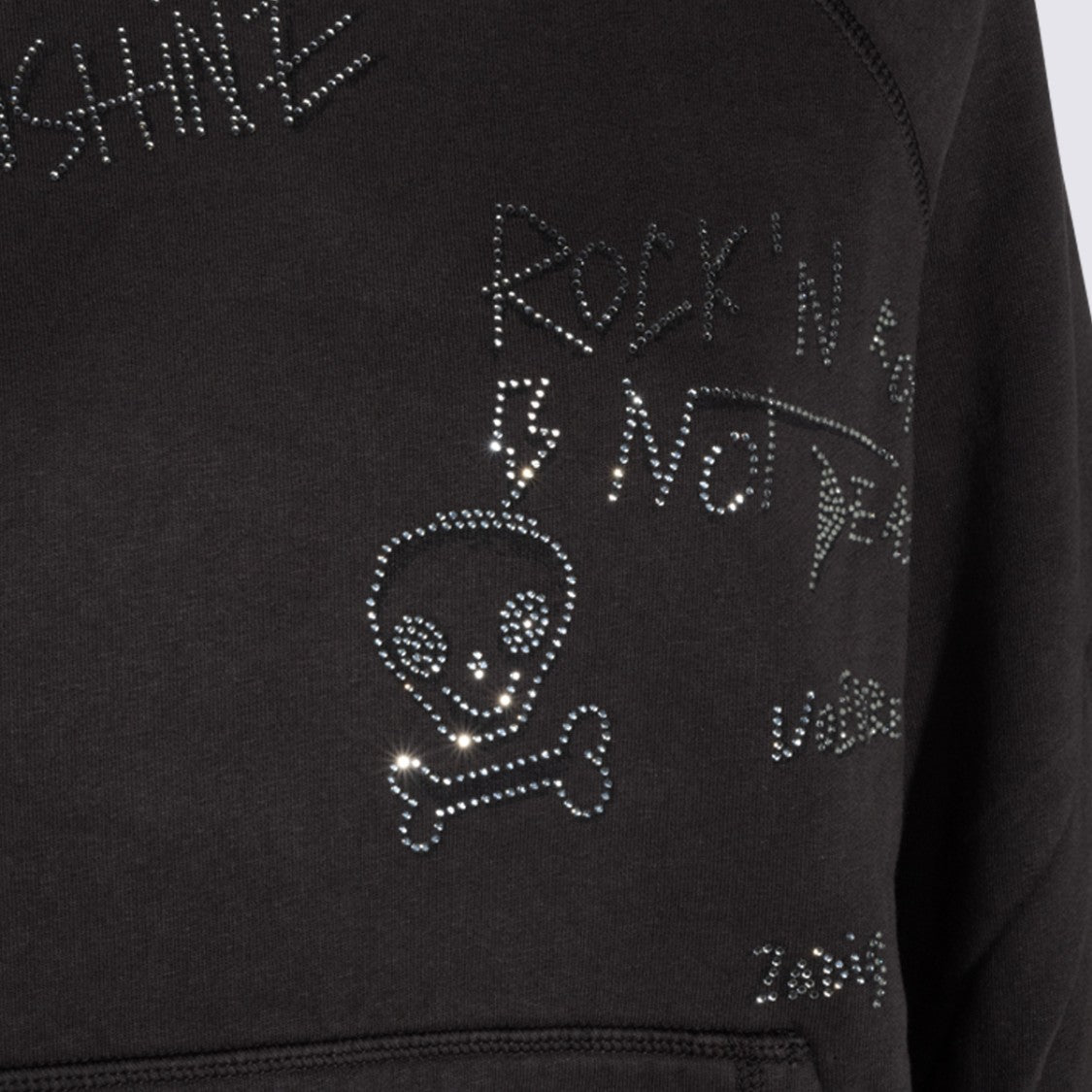 Zadig & Voltaire Hoodie-Style Sweater With Rhinestone Embellishments