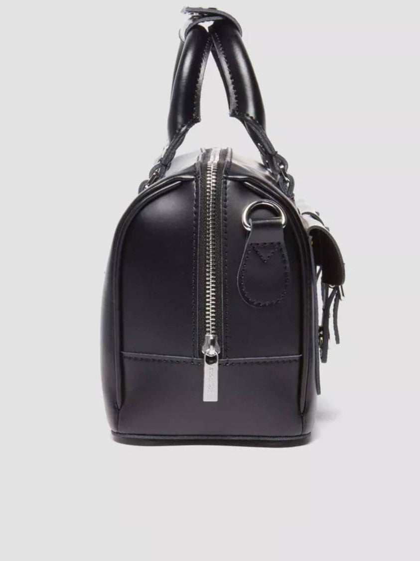 Dr. Martens Black Top Handle Smooth Leather Bag