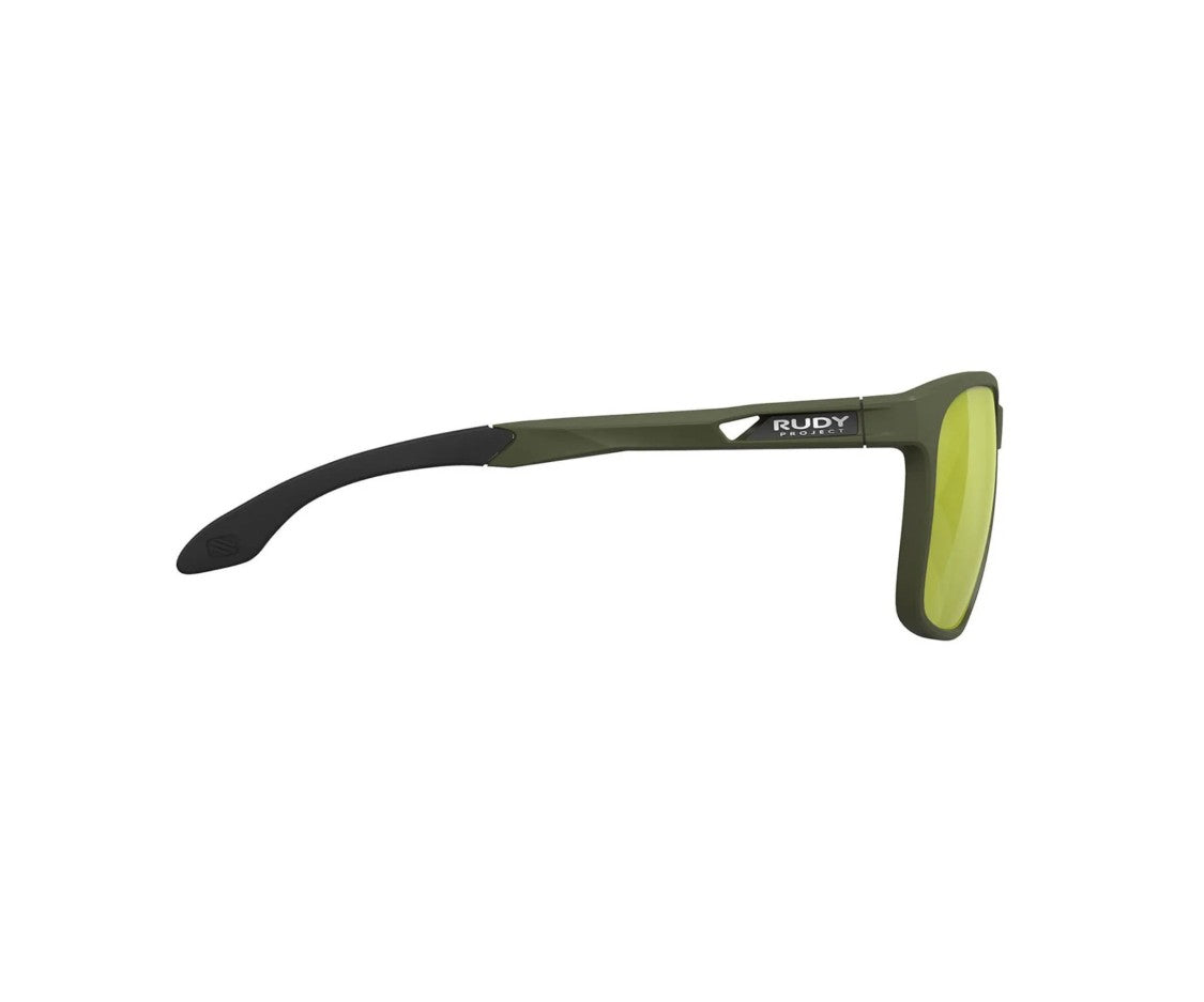 Rudy Project Bold Square Frame Sunglasses With Matte Finish