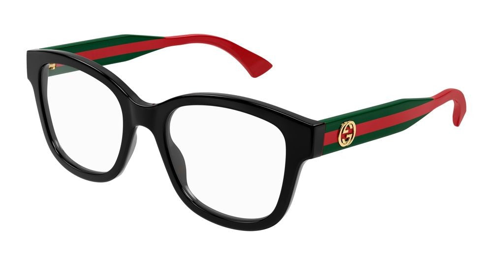 Gucci Eyeglasses Gg1863o 001 Black Green Transpare 51/19/145